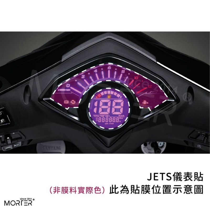 ˋˋ MorTer ˊˊ JET SR JETS TPU 犀牛皮 保護貼 螢幕貼 儀表貼 滿版儀錶螢幕犀牛皮
