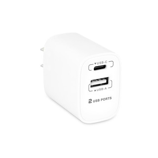 【蝦皮直營】【聖岡科技Dr.AV】USB-221AC 雙孔Type-C + USB 2.1A智能充電器 廠商直送
