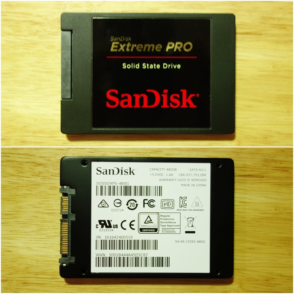 保至2026/7/20 Sandisk Extreme Pro 480GB MLC顆粒