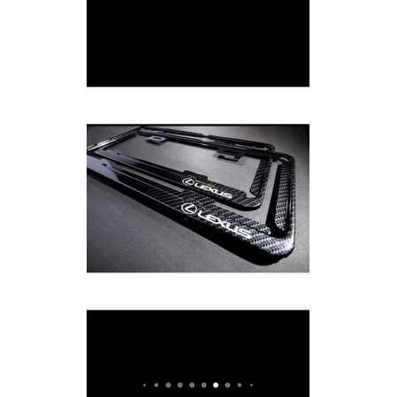 Lexus/UX類碳纖維新版車牌框（台灣適用）/片