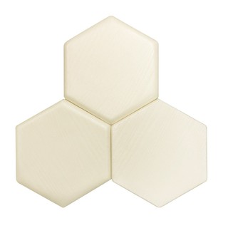 特力屋 六角形隔音泡棉磚 米白色 9入 20x20cm