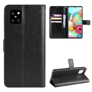 時尚瘋馬紋 三星 Galaxy Note 10 Lite 錢包款 手機殼 掀蓋 保護殼 掛繩 插卡 翻蓋皮套