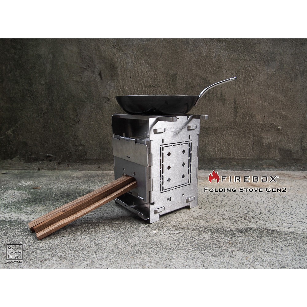 MFT 美國 Firebox Folding Stove Gen2 5吋 單爐版 不鏽鋼 折疊式 多功能柴火爐