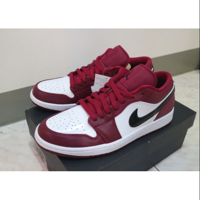 Nike air Jordan 1 low 高貴紅 553558-604 AJ1 芝加哥 喬丹 noble red
