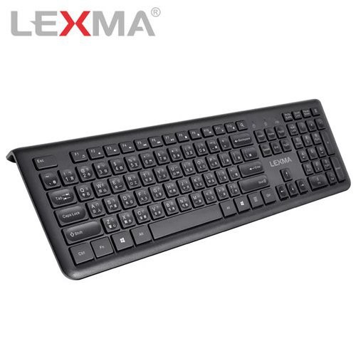 【白米飯3C】有發票+【弧形內凹設計】LEXMA 雷馬 LK6800R 無線 靜音 鍵盤 .