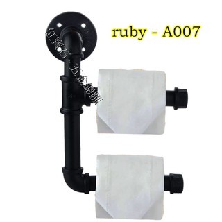 ruby-A007 工業風牆上水管置物架 壁掛酒吧 花架 牆壁 牆面書架 開放展示架 掛衣架 水管層板