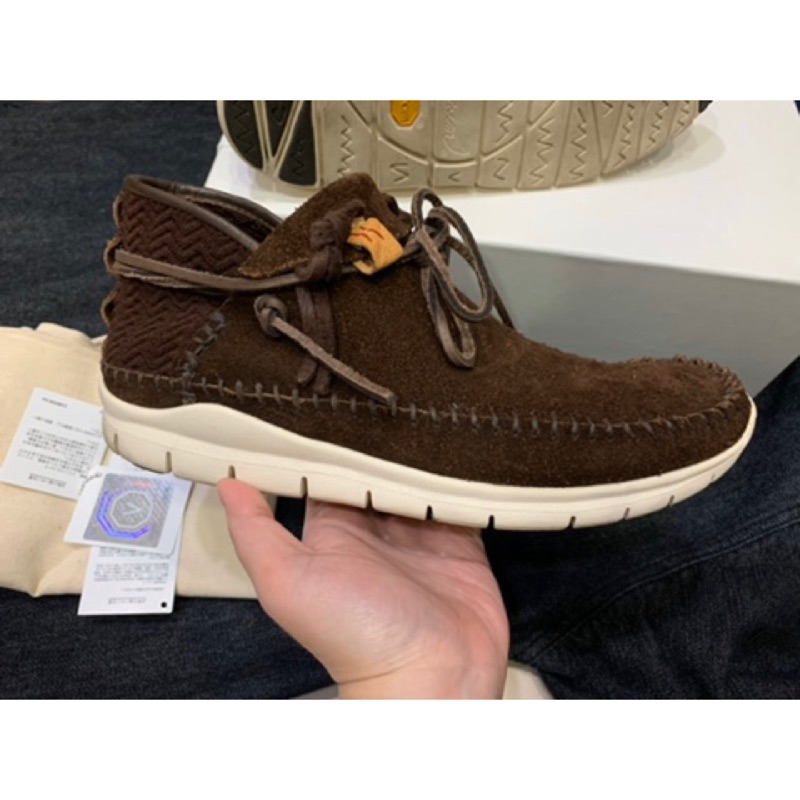 美品試着のみ】visvim ABARTH MOC-FOLK ネイビー 27.5-