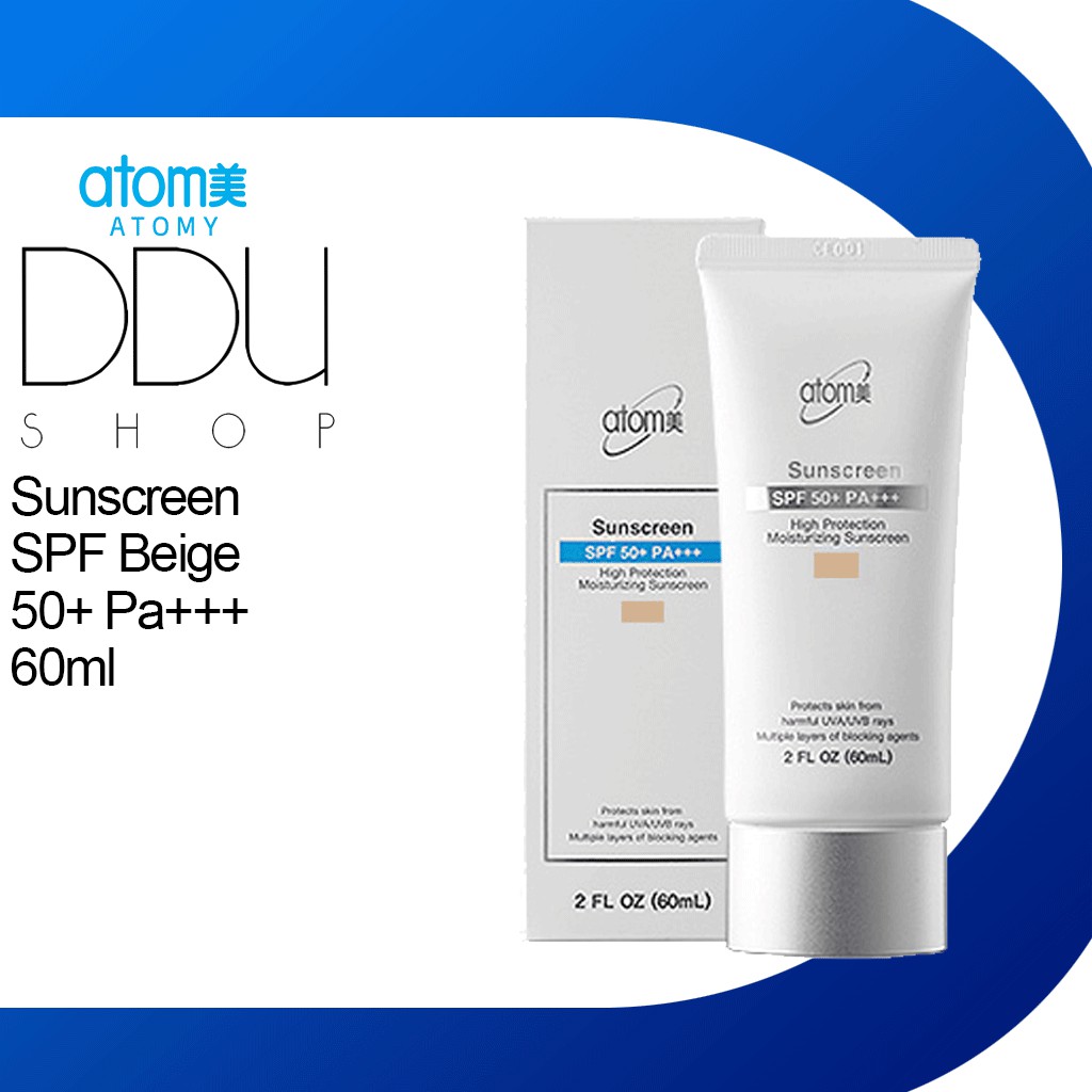 Atomy[艾多美] / Sunscreen 防曬霜 SPF 50+ Pa+++ 60ml / 米色 / 白色