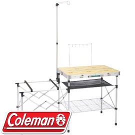 【Coleman 美國 輕便廚房桌】CM-3126/輕便廚房桌/行動廚房/料理台/折疊桌/露營/悠遊山水