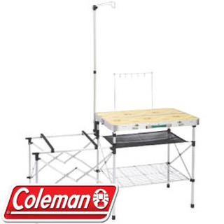 【Coleman 美國 輕便廚房桌】CM-3126/輕便廚房桌/行動廚房/料理臺/折疊桌/露營/悠遊山水