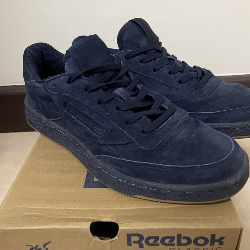 二手 REEBOK CLUB C 85藍麂皮 US9