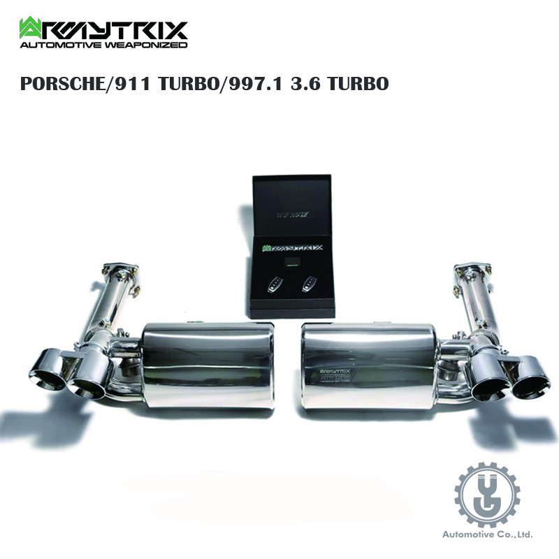 Armytrix PORSCHE/911 TURBO/997.1 3.6 TURBO 排氣系統 全新空運【YGAUTO】