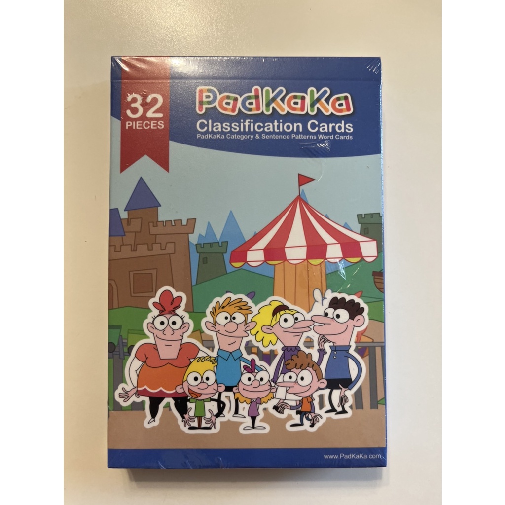 PadKaKa分類小卡 英文學習卡 英文單字卡 英文句型卡 英文認知卡 英文卡通