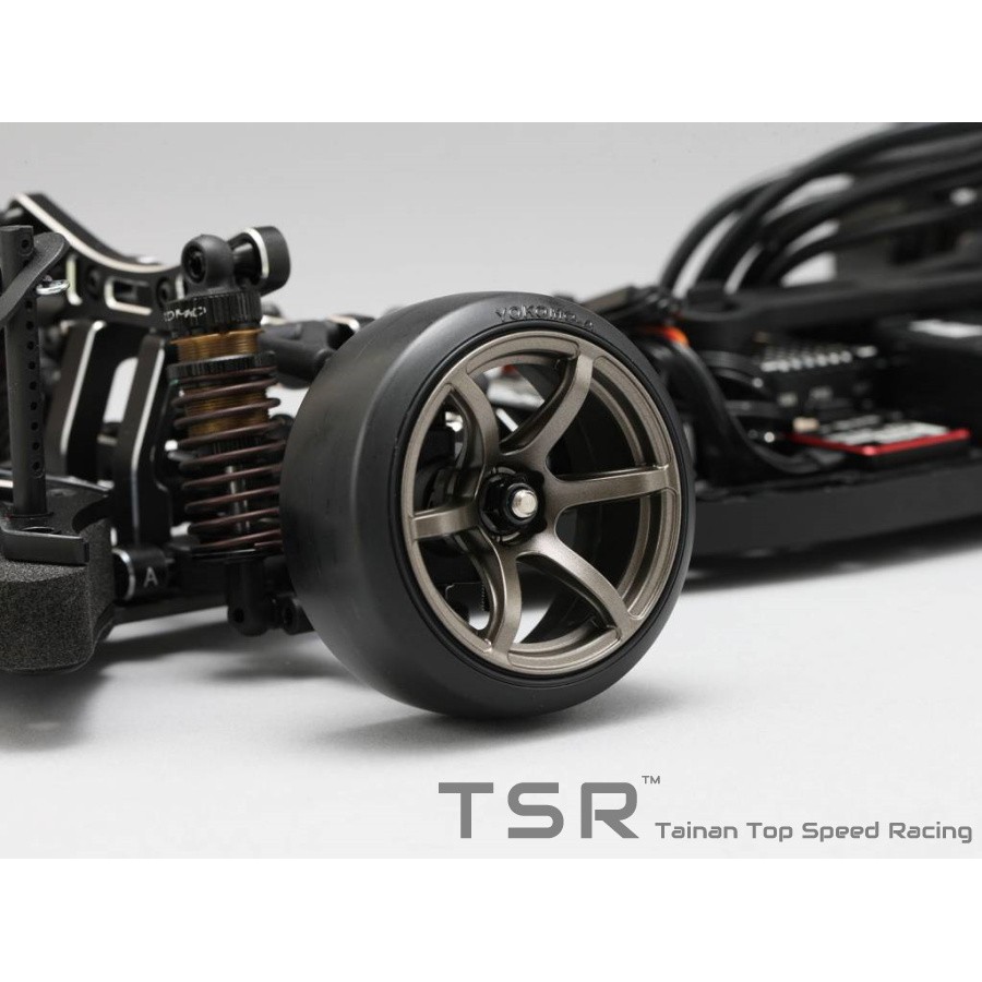*TSR*極速模型 日本yokomo 1/10遙控甩尾車專用RP 飄移輪框Offset 6mm 黑色消光 六幅式GTR