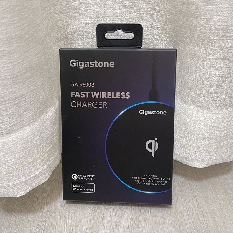 🔥全新 Gigastone 無線充電板 快充充電盤 GA-9600B QC3.0 iPhone Android 15W