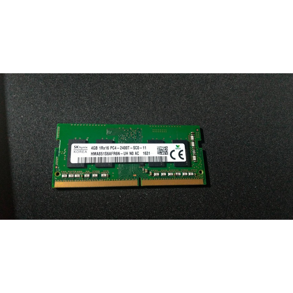 SK hynix(海力士) 4G 1R×16 DDR4 2400T 筆電記憶體
