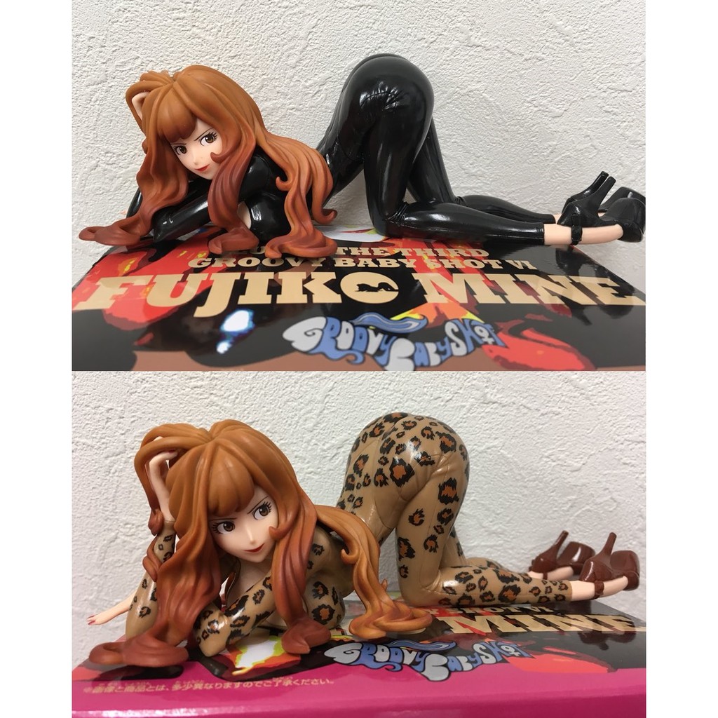 現貨供應 魯邦三世groovy Baby Shot峰不二子黑衣版 豹紋版 蝦皮購物