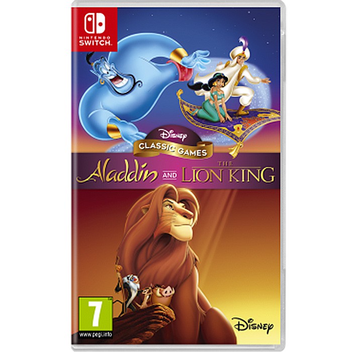 無限電玩 Ns Switch 迪士尼經典遊戲 阿拉丁和獅子王英文版 蝦皮購物