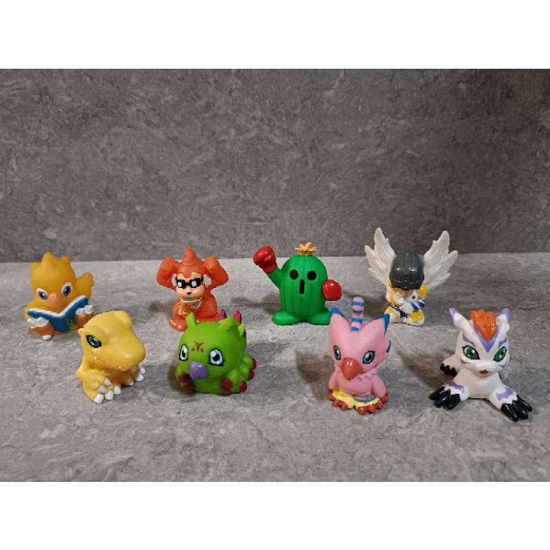 《 鑫荷屋》現貨 日本購回 日版 中古老物 數碼寶貝 原始型態 亞古獸 天使獸等 軟膠指偶