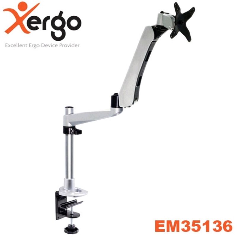 Xergo EM35136 彈簧延伸臂電腦螢幕支撐架(穿夾兩用)