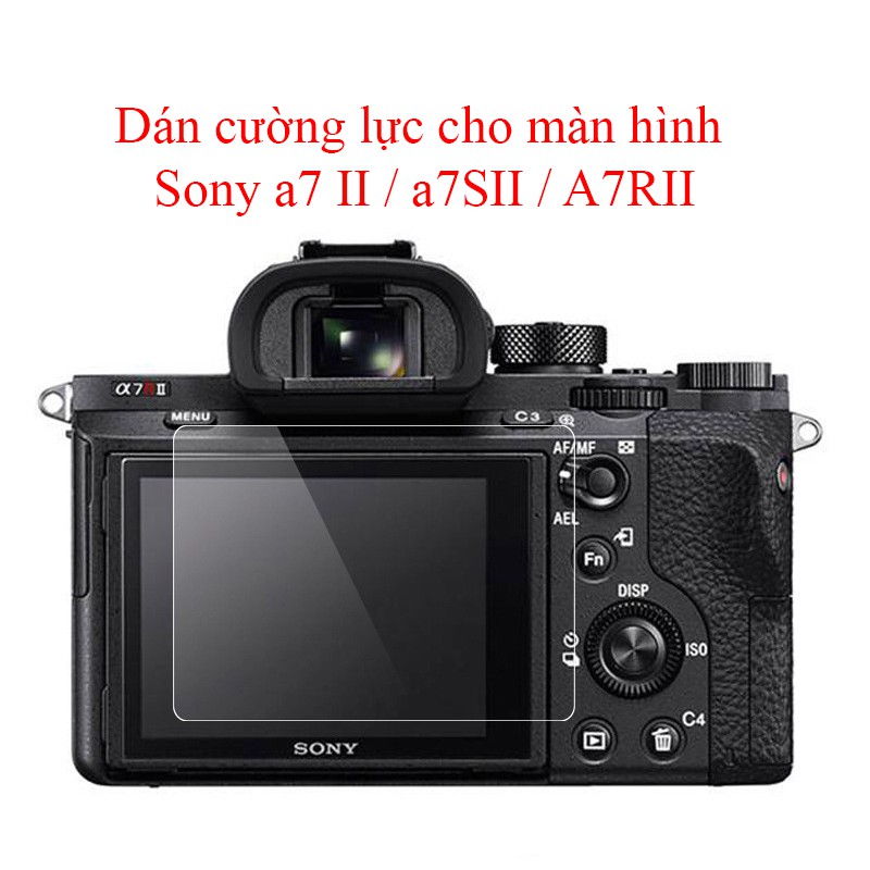 鋼化屏幕保護膜適用於索尼 A7M4 A7II / A7SII / A7RII A7II A9 A7RII RX100M2