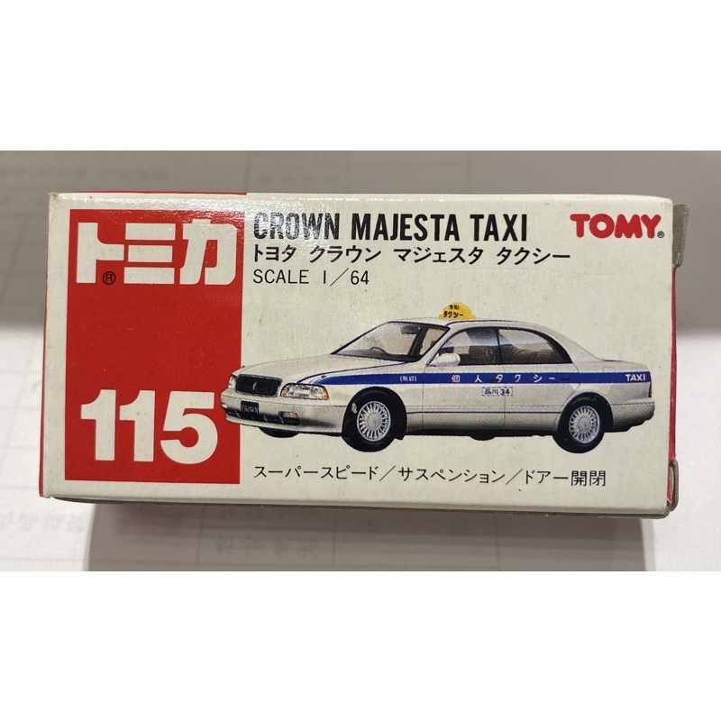 TOMICA 紅標 NO : 115 TAXI 計程車