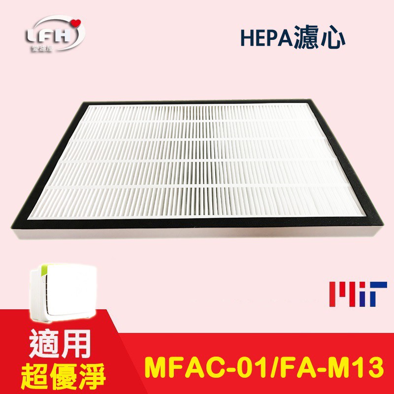 適用 3m 淨呼吸 超優淨 FA-M13 M13-ORF MFAC-01F 空氣清淨機 HEPA濾心+活性碳濾網濾網