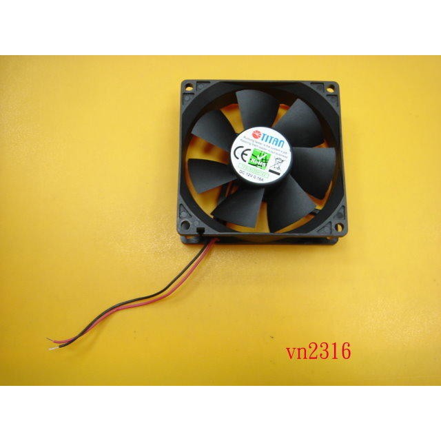 【全冠】TITAN散熱風扇8*8*2.5公分 DC12V0.16A.二線 TFD-8025H12Z (VN2316)