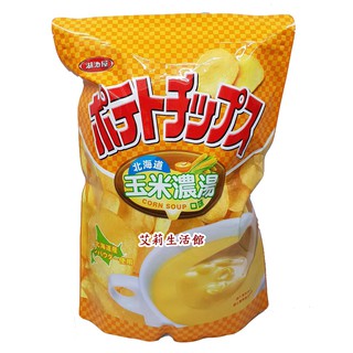 【艾莉生活館】COSTCO 湖池屋 平切洋芋片-北海道玉米濃湯口味(500g/包)《㊣附發票》