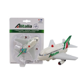 義大利航空 聲光迴力飛機玩具