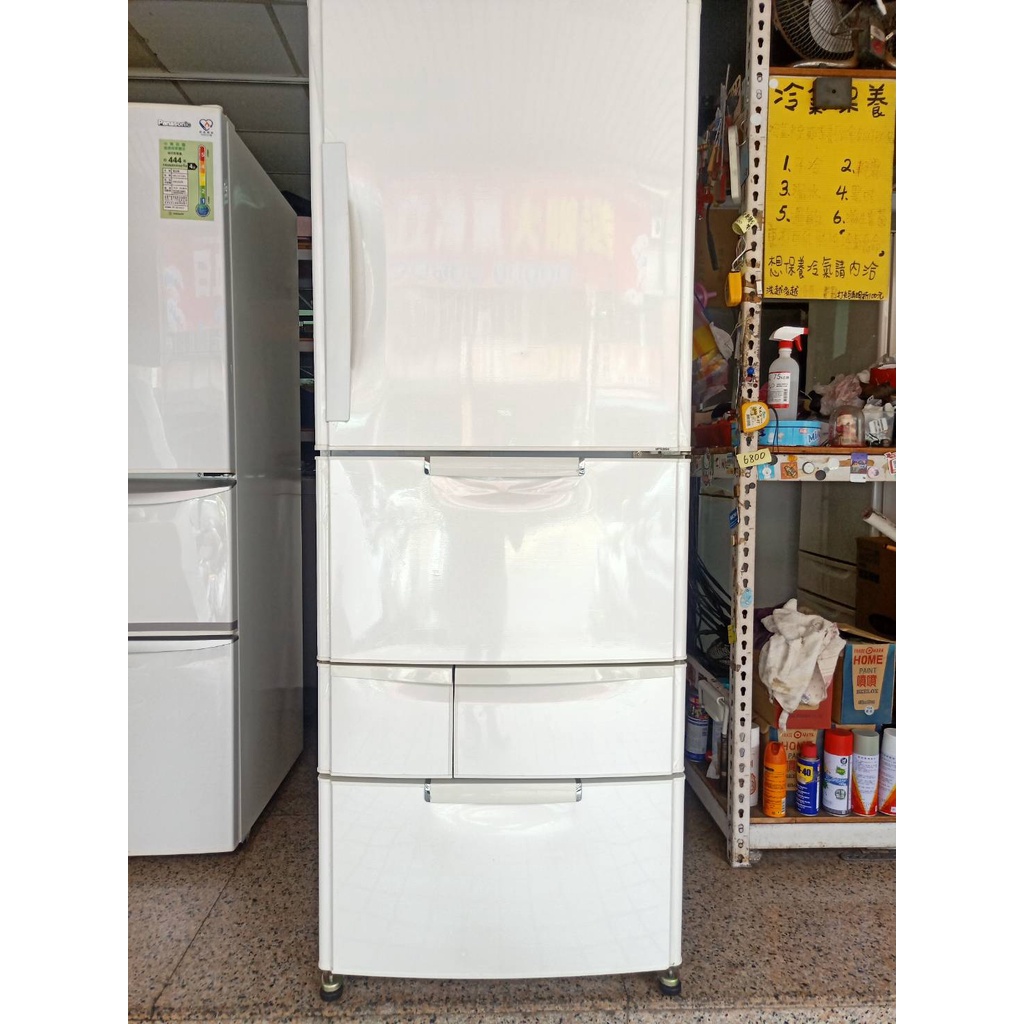 頂尖電器行「二手冰箱」台北市 新北市 中和永和 板橋 三菱 470公升 五門變頻冰箱 二手冰箱 中古冰箱