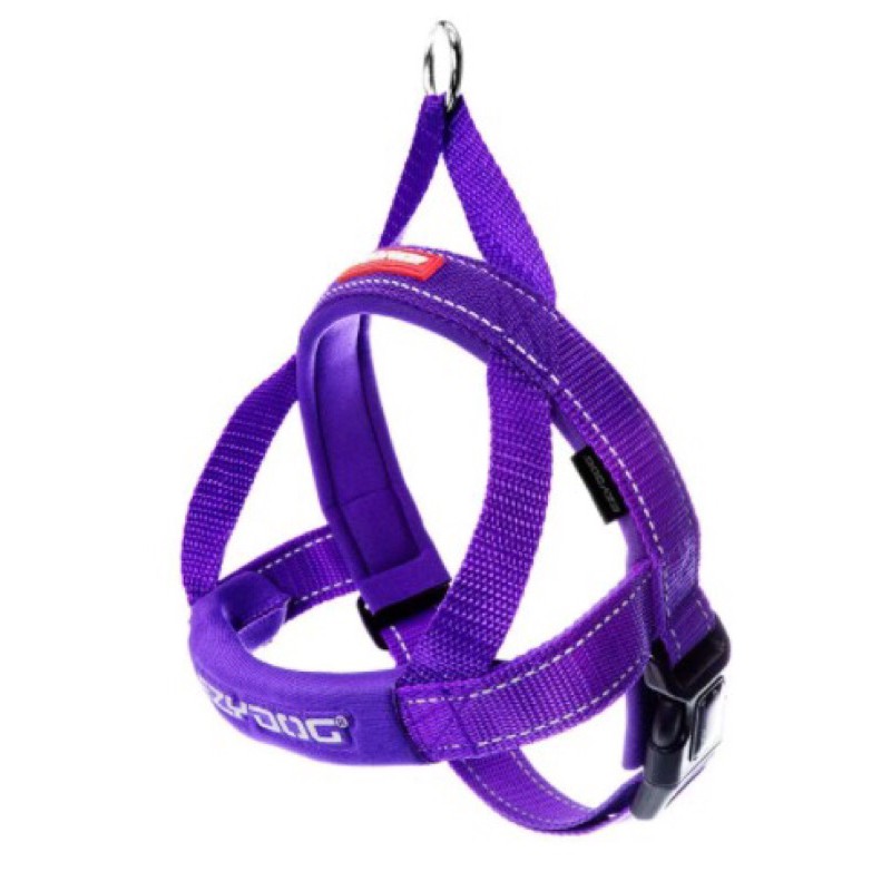 二手～EZY DOG快套式胸背帶[XL]+零拉力牽繩「紫色」