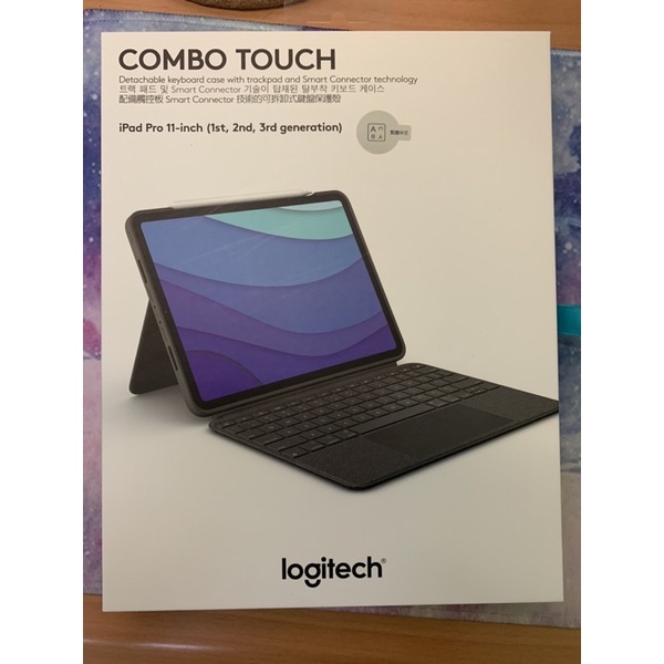 Logitech COMBO TOUCH, iPad Pro 11英吋（第1、2、3代）