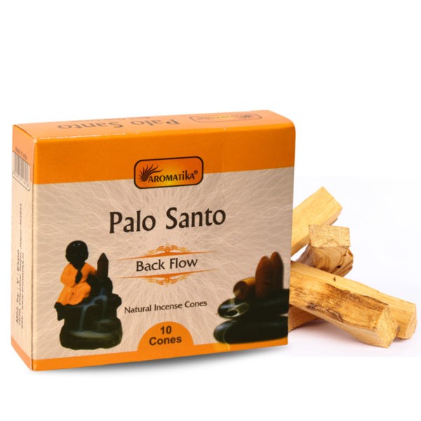 [遇見香] 印度香 聖木倒流香 10入 /盒 淨化 除負能量 aromatika Palo Santo back