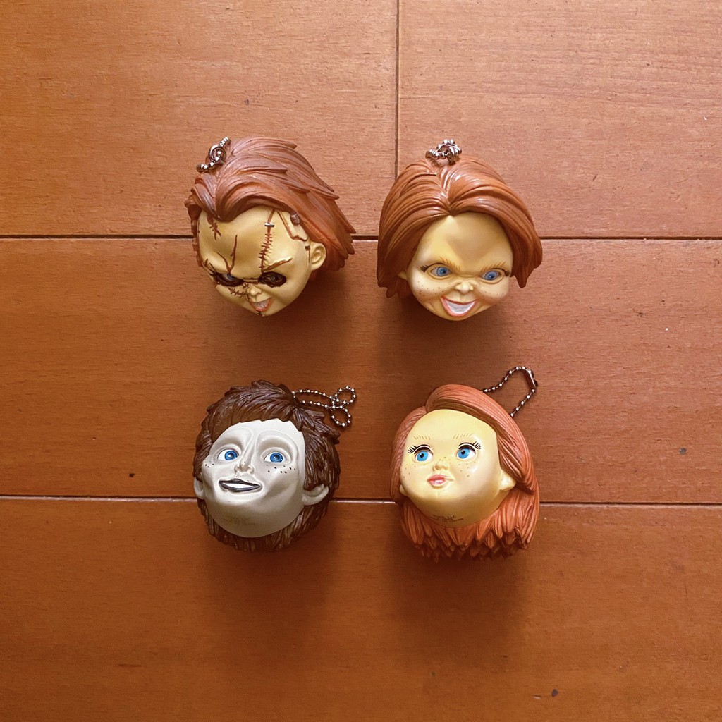 T-ARTS Chucky 鬼娃 恰吉 大頭吊飾 眼睛可動 玩具 單顆 轉蛋 扭蛋（無蛋殼蛋紙共四款）