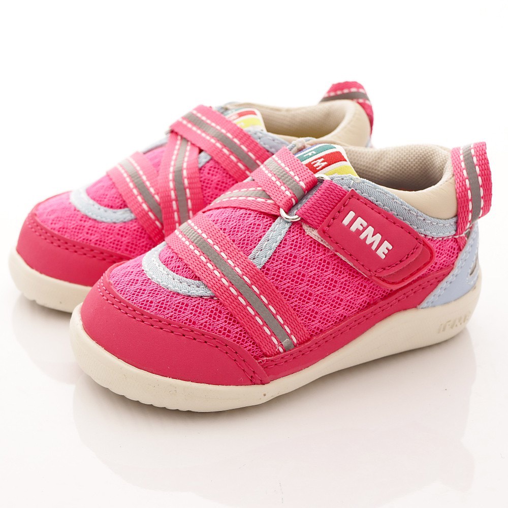 『現貨免運』全新 日本 正品 IFME 兒童 輕量 透氣 機能 學步鞋 寶寶鞋 13.5cm 13.5 粉色 女寶