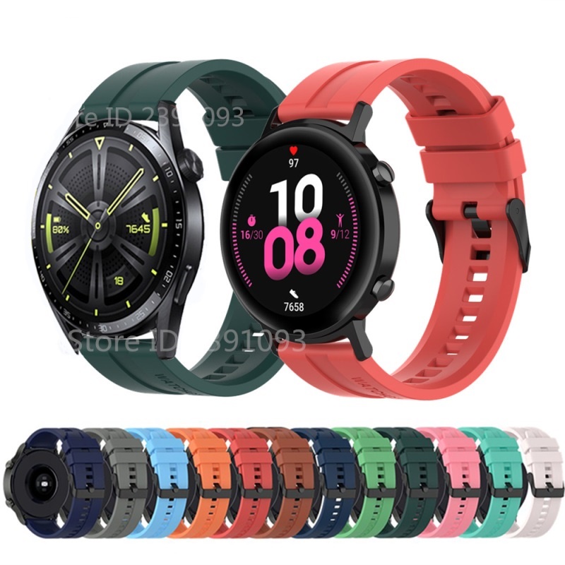 Realme Watch S / Realme Watch S Pro 真我手錶錶帶 黑色鋼釦 矽膠錶帶 運動替換錶帶