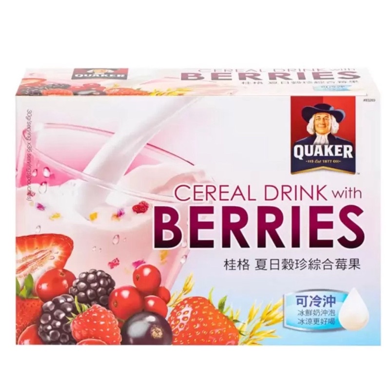 COSTCO代購 桂格 夏日穀珍綜合莓果 隨身包（可單買）可冷沖泡 一包30g QUAKER