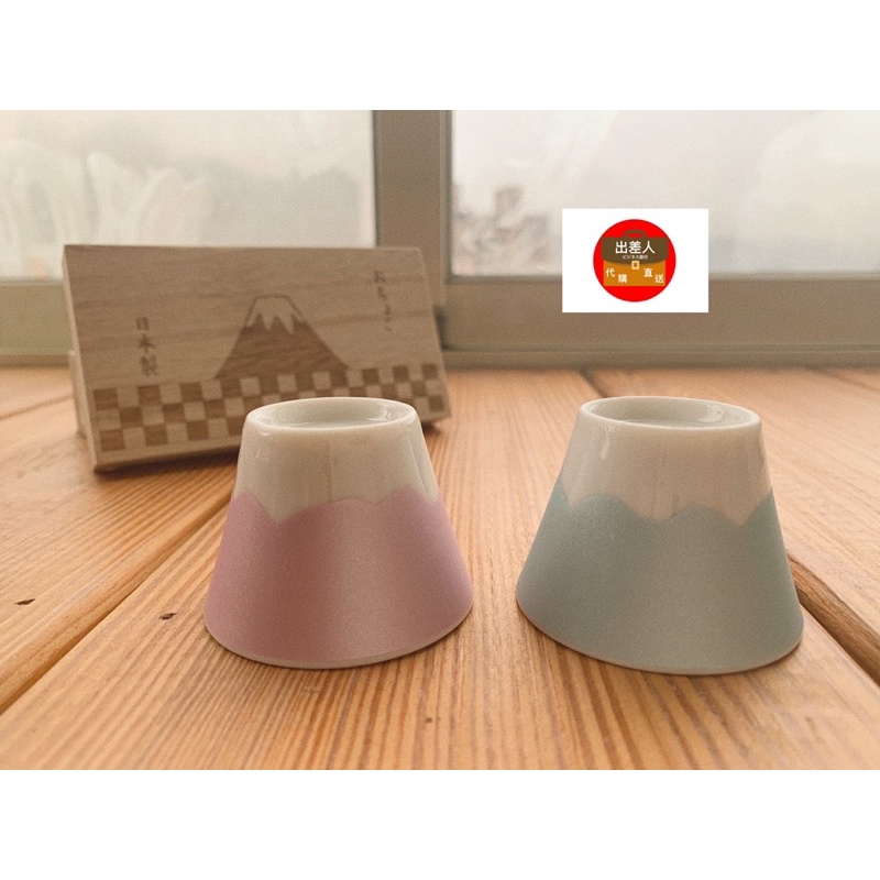 【現貨在台✖️快速出貨】日本 富士山 木盒裝 對杯 清酒杯 茶杯 酒杯禮盒 收納木箱 日本製