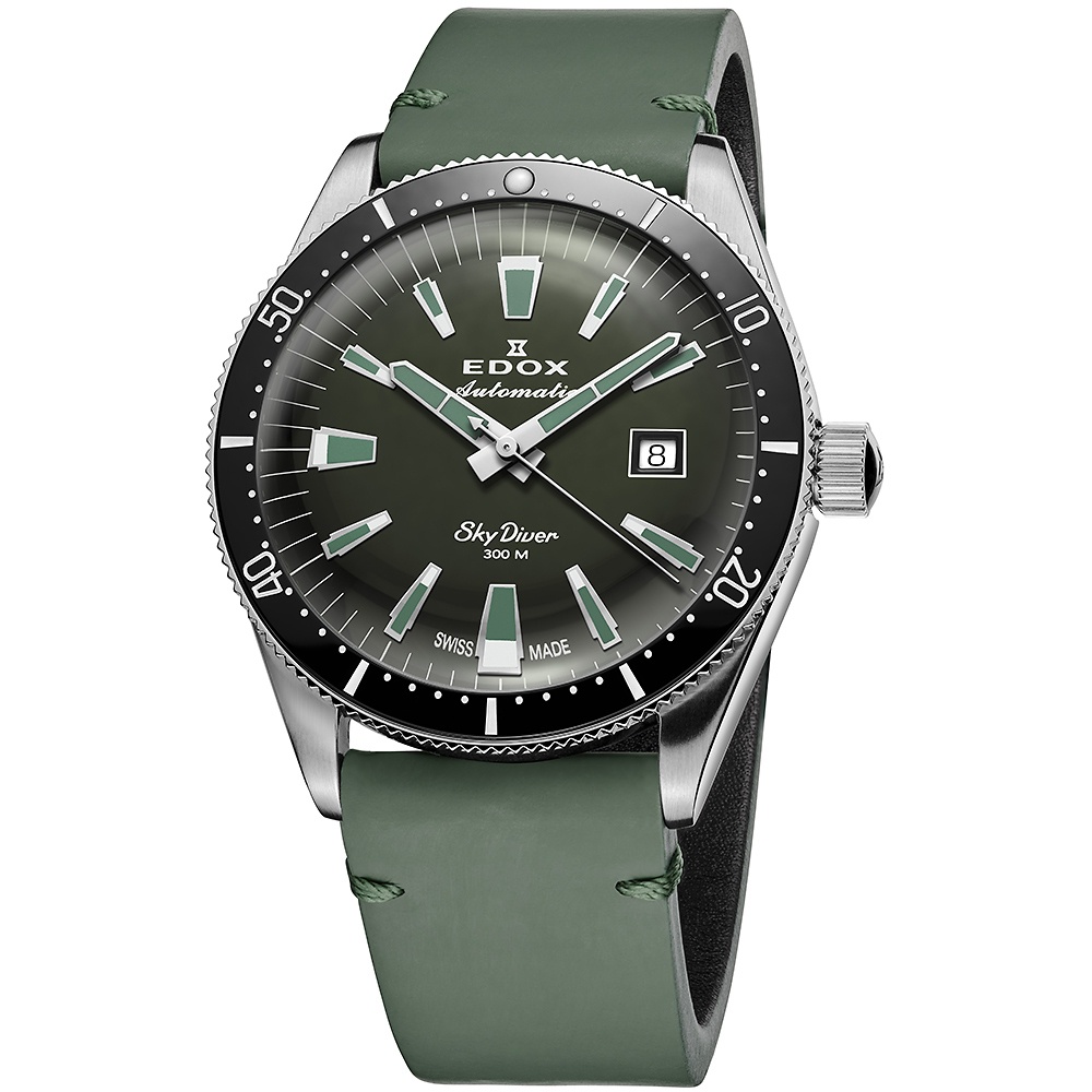 【泓億鐘錶】EDOX 伊度 SkyDiver E80126-3N-NINV