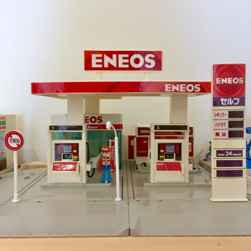 「宇宙玩具行」TOMICA 日版 ENEOS 加油站 場景