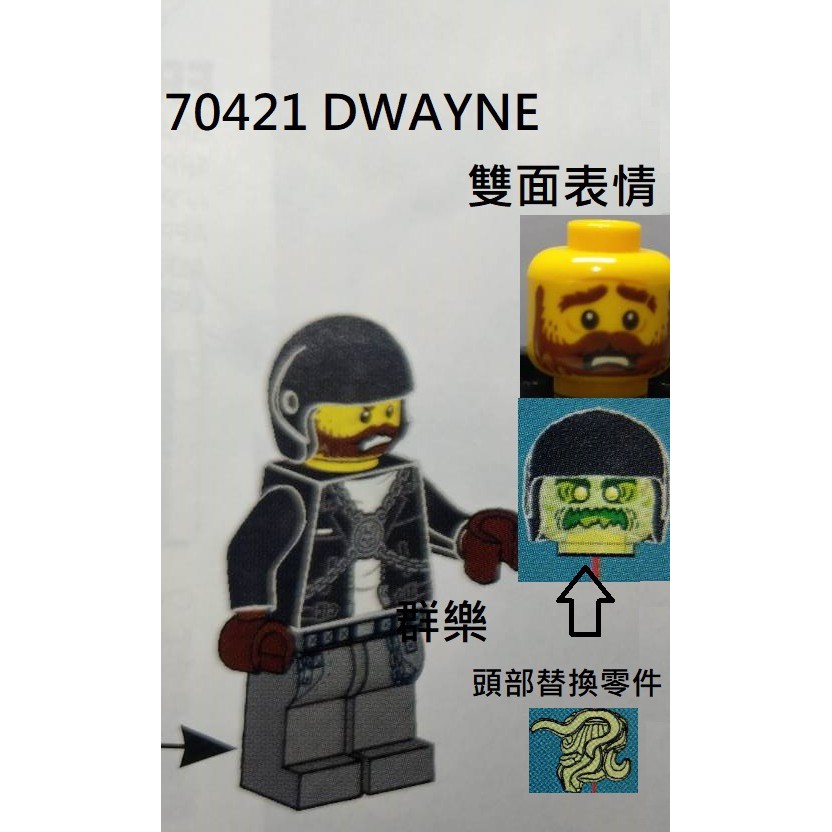 【群樂】LEGO 70421 人偶 DWAYNE 現貨不用等