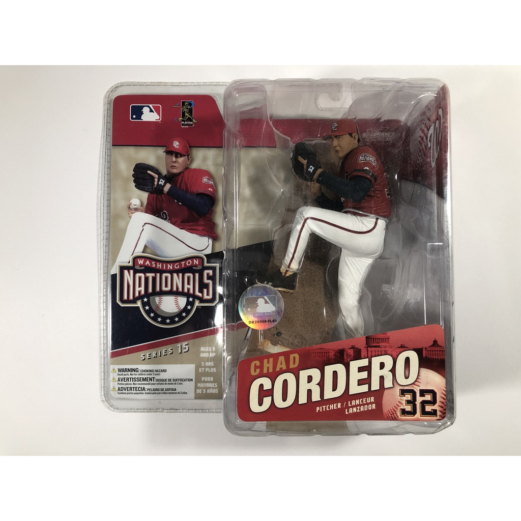 『全新』McFARLANE 麥法蘭 MLB 美國職棒大聯盟 華盛頓國民隊 15代 柯戴若 CHAD CORDERO 公仔