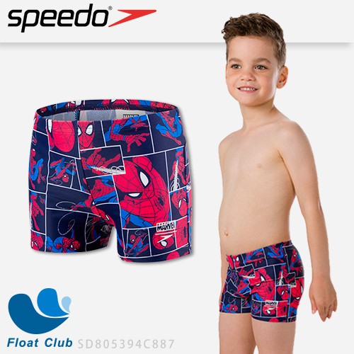 ✅SPEEDO 男童泳褲 漫威 復仇者聯盟系列 休閒四角泳褲 蜘蛛人 兒童泳褲 游泳褲 泳褲原價880元