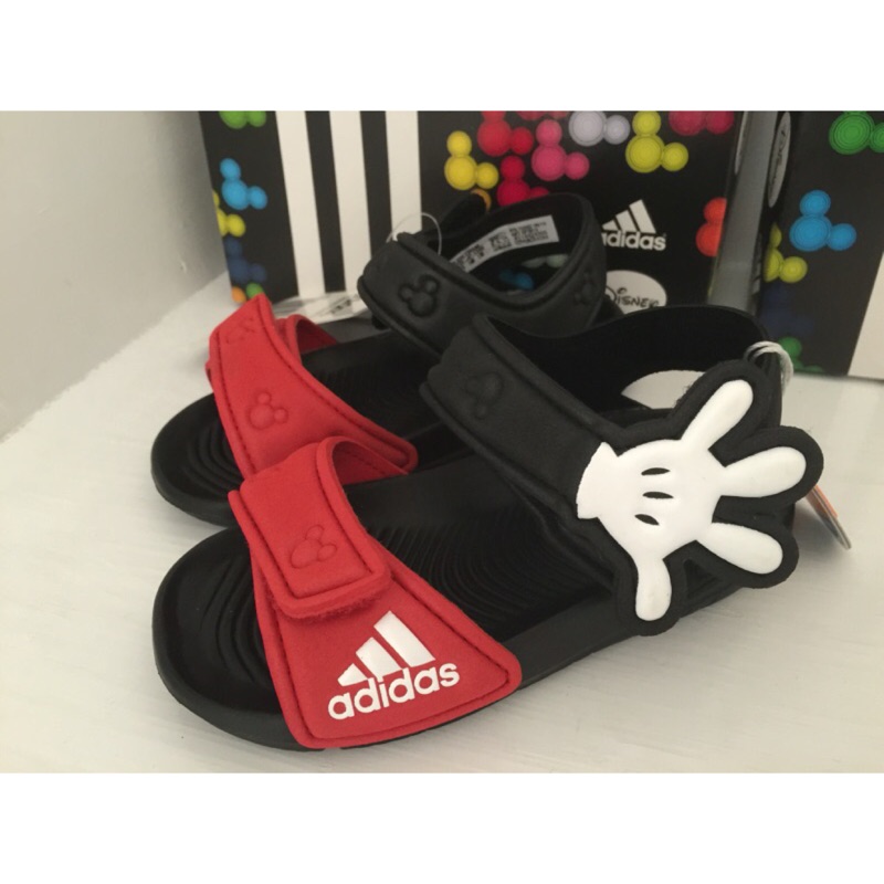 現貨 ADIDAS 小童 米奇 米妮 涼鞋