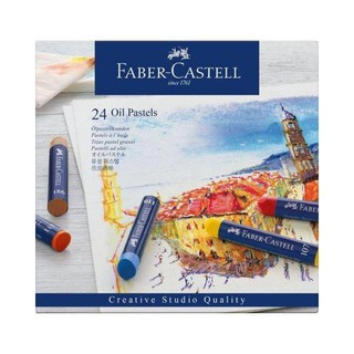 輝柏 Faber-Castell 創意 工坊 油性 粉蠟筆 粉彩條 圓 12色入/127024