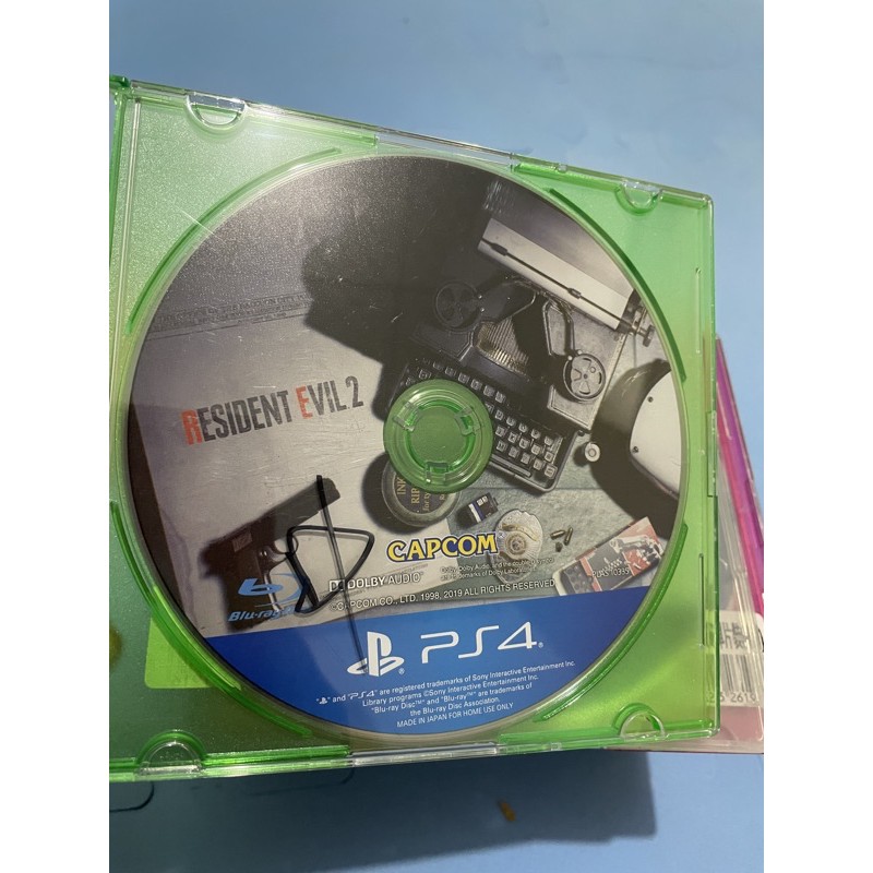 PS4 惡靈古堡2重製版中文版（無盒$