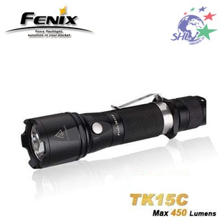 Fenix 多色光遠射LED強光手電筒 / 複合式反光杯 / TK15C【詮國】