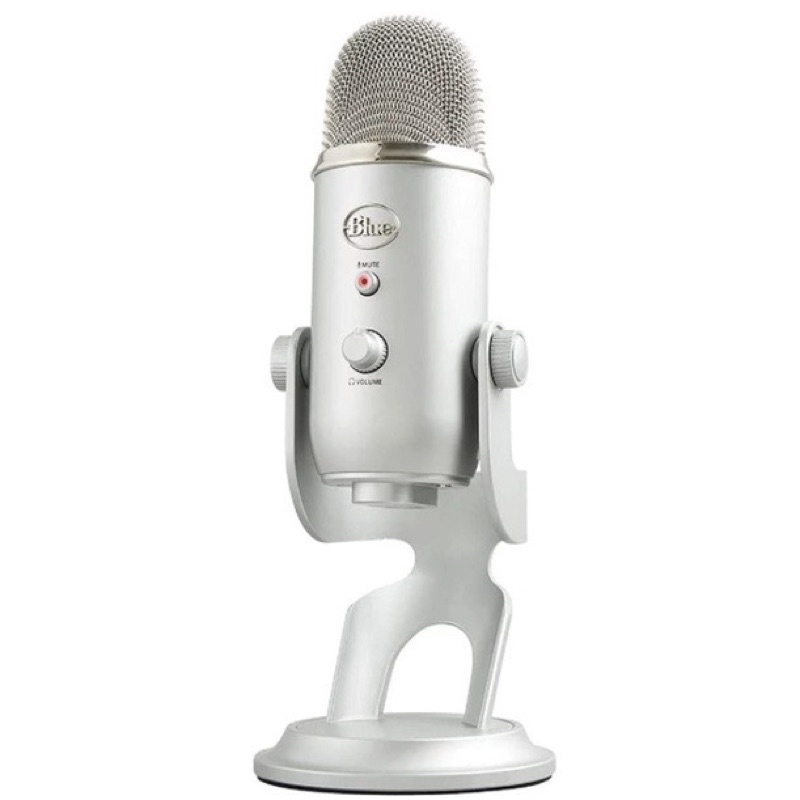 美國 Blue Yeti 雪怪 USB 電容式 麥克風 霧銀色 台灣公司貨 附保卡