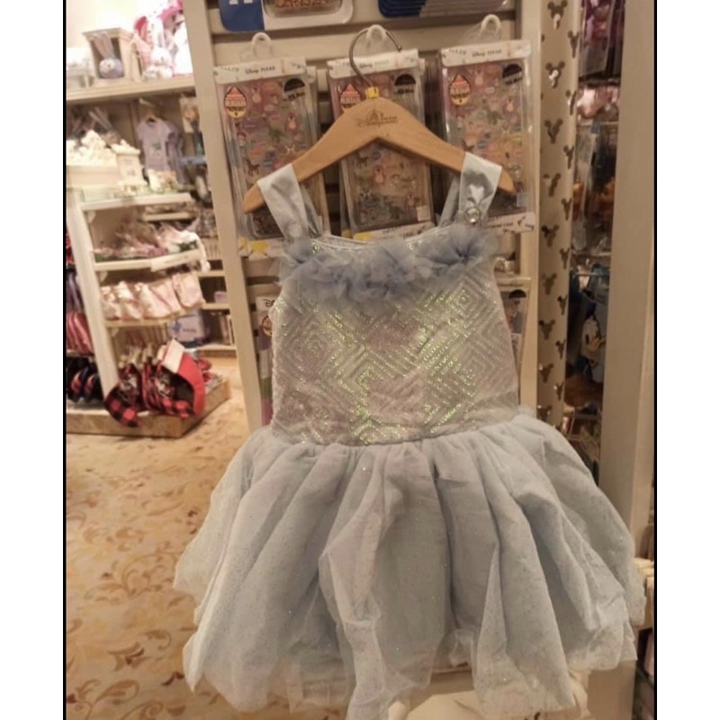 （香港迪士尼購入)現貨只有一件 香港迪士尼 公主洋裝 冰雪奇緣2 Elsa Anna 貝兒 灰姑娘 140cm 仙度瑞拉